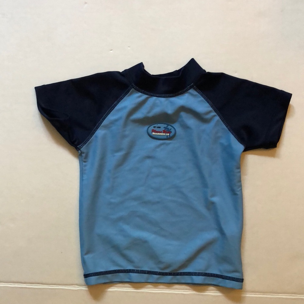 Please Mum blue rash guard size 12m